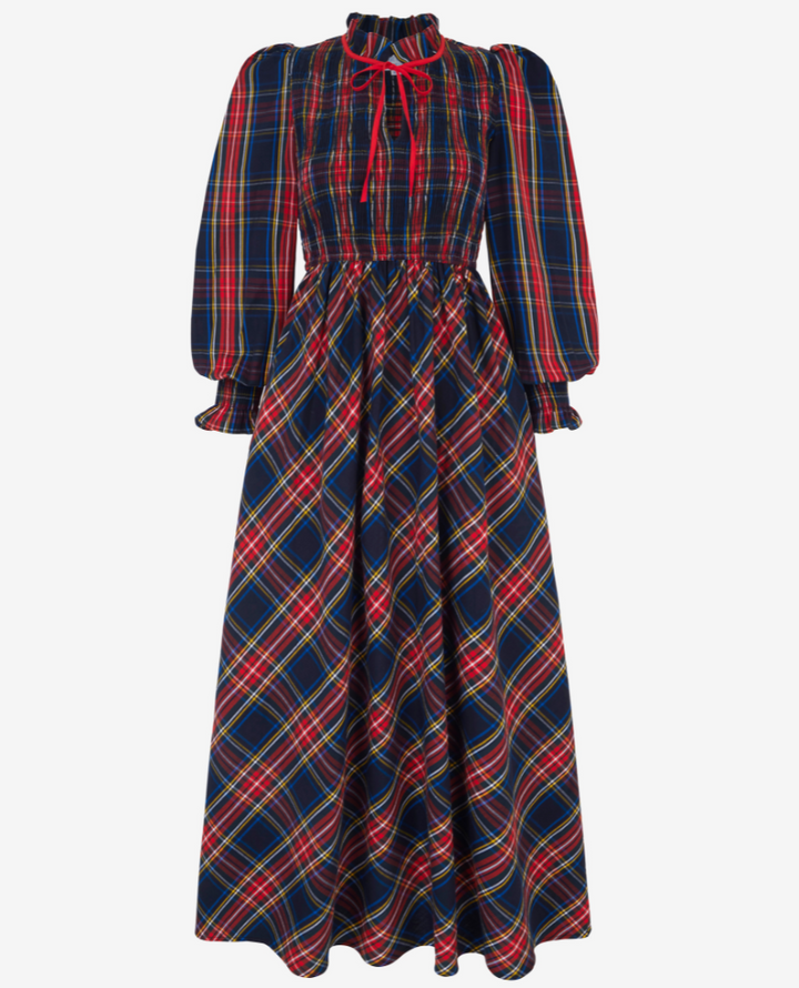 Pink City Prints Izzy Tartan Dress