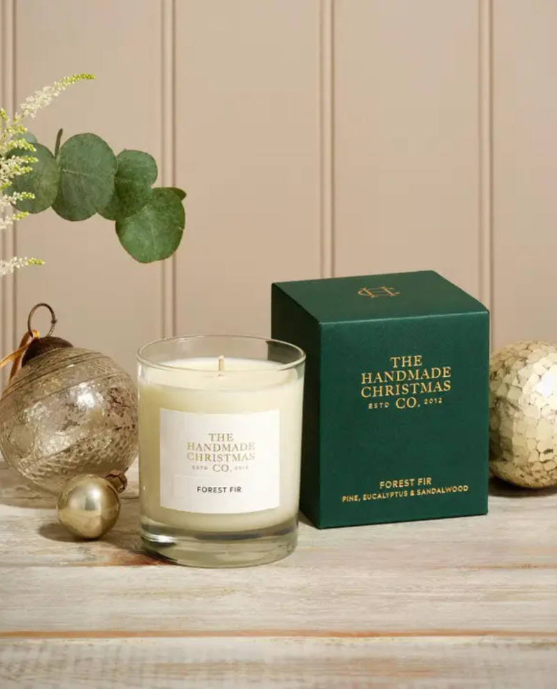 Handmade Christmas Co. Green Boxed Candle