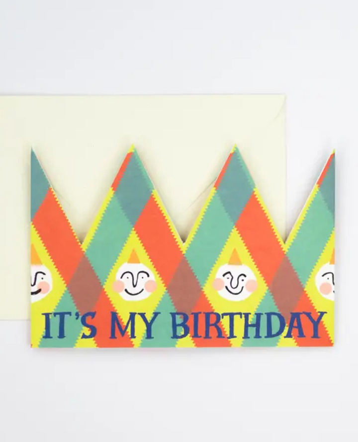 Hadley My Birthday Party Hat Card