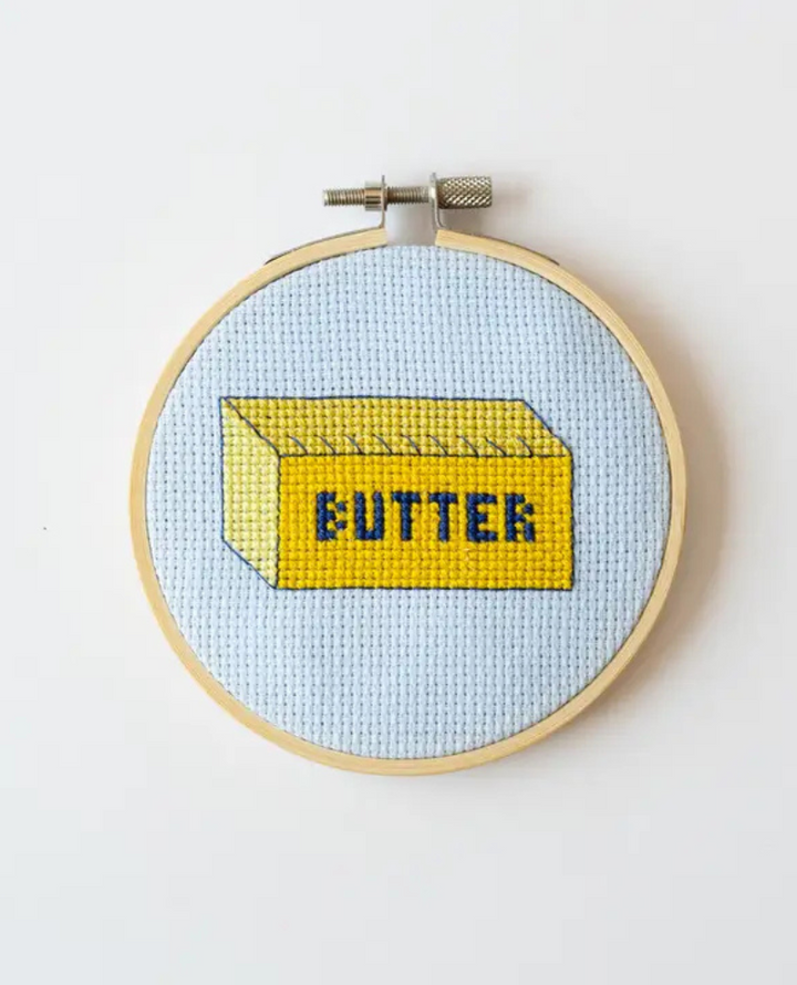 Cotton Clara Butter Cross Stitch Kit