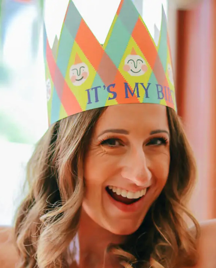 Hadley My Birthday Party Hat Card