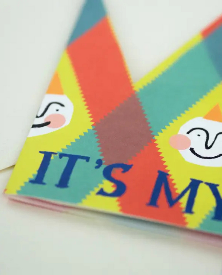 Hadley My Birthday Party Hat Card