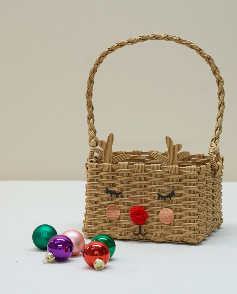 Xmas Reindeer Basket