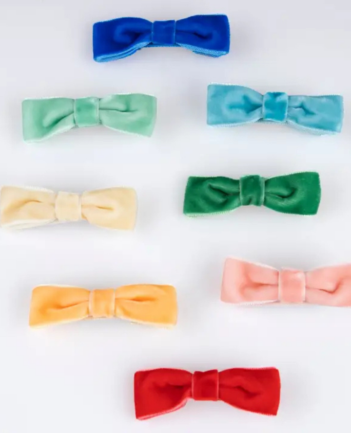 Meri Meri Rainbow Velvet Hair Clips