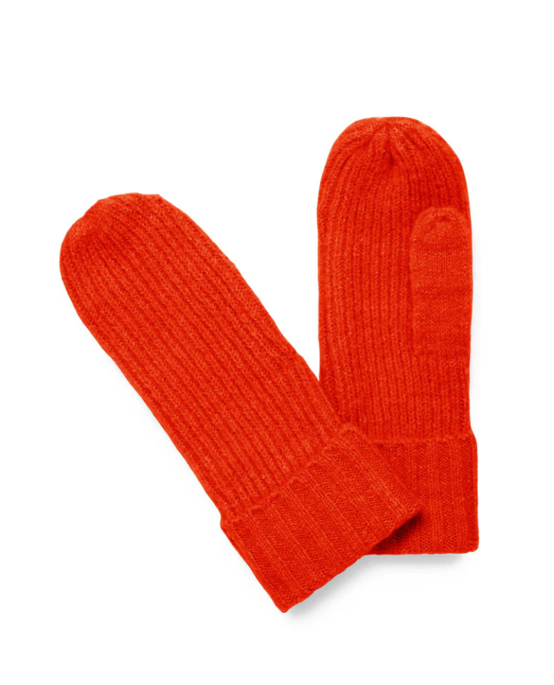 Ichi Aivo Tangerine Red Mittens