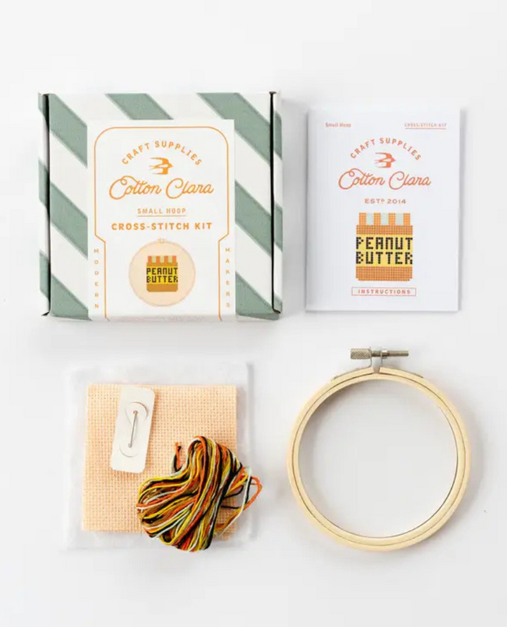 Cotton Clara Peanut Butter Cross Stitch Kit