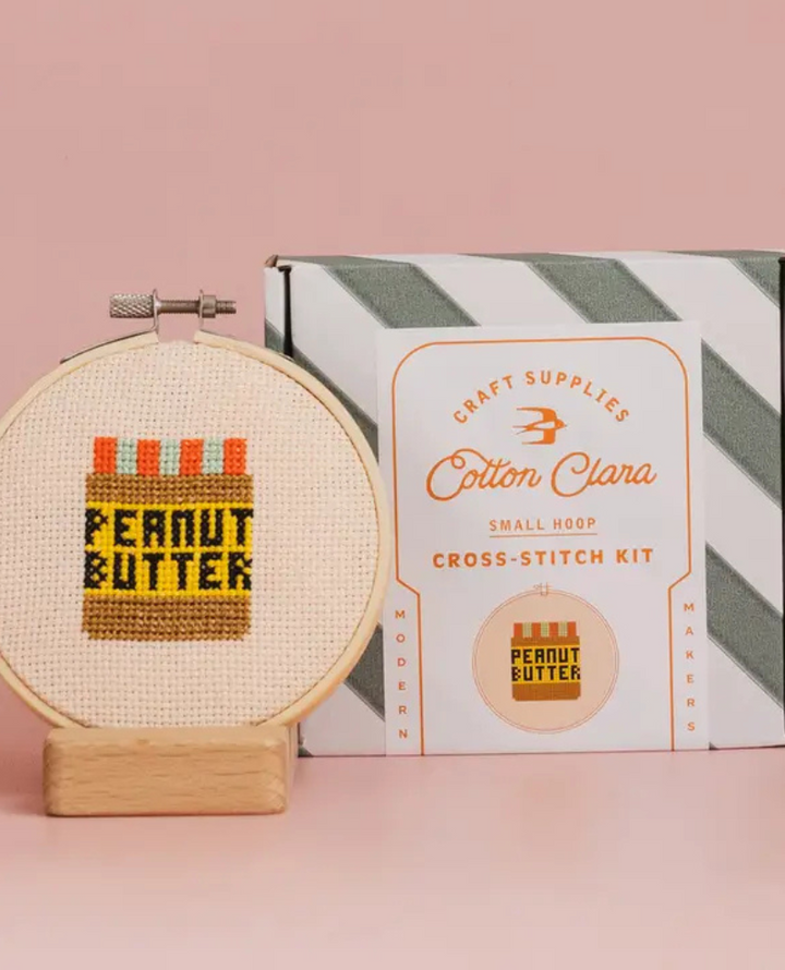 Cotton Clara Peanut Butter Cross Stitch Kit