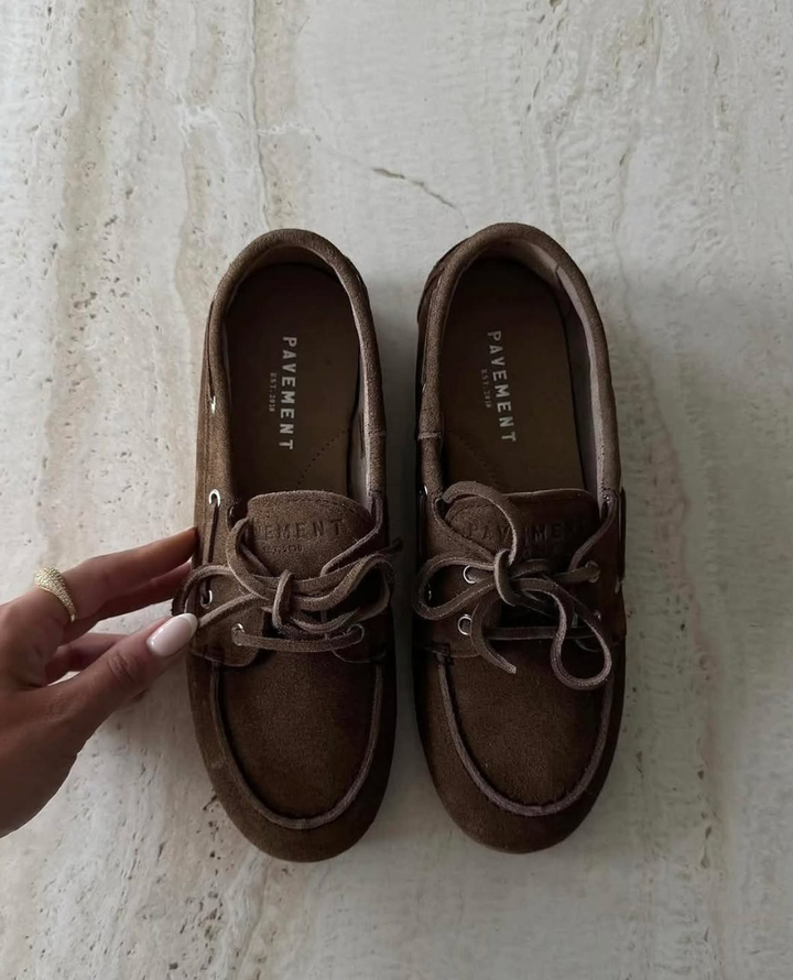 Pavement Marin Brown Suede Loafers