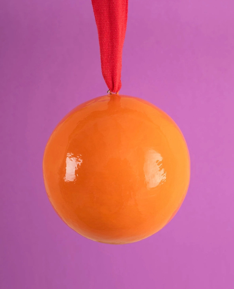 Ian Snow Orange Bauble