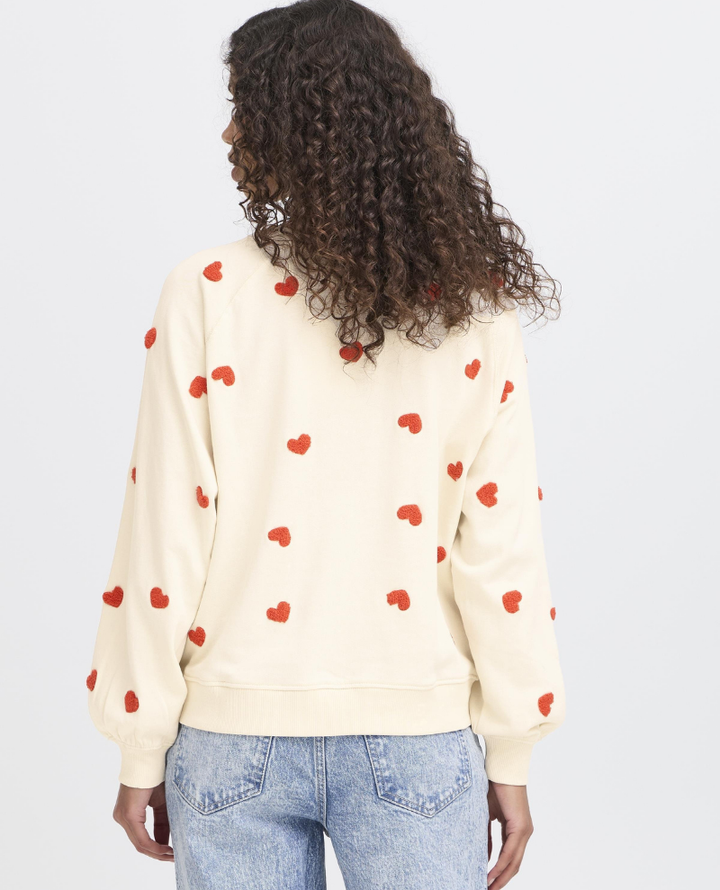 Ichi Kasura Tangerine Heart Sweatshirt