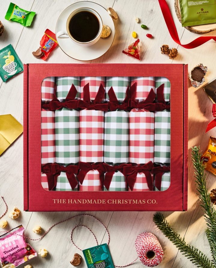 Handmade Christmas Co. Gingham Coffee Crackers