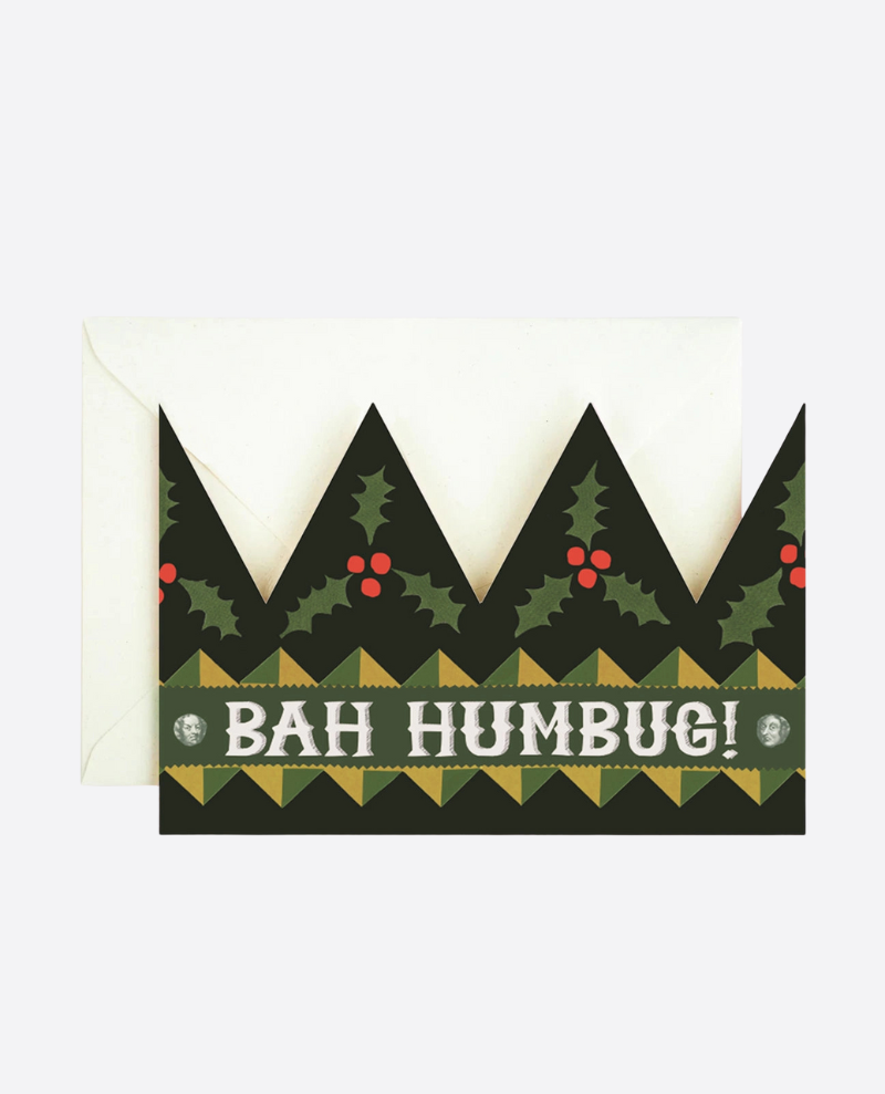 Hadley Bah Humbug Party Hat Card
