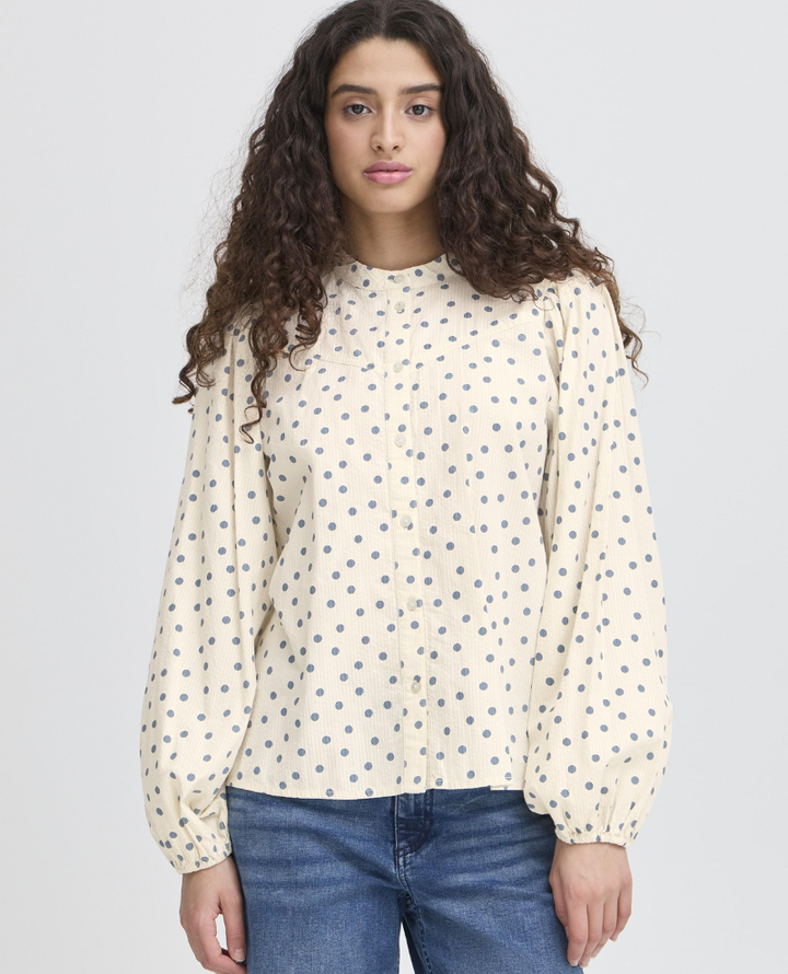 Ichi Vinola Blue Spot Shirt