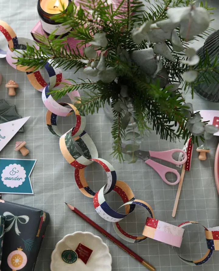 Clara & Macy Patchwork Paper Chains