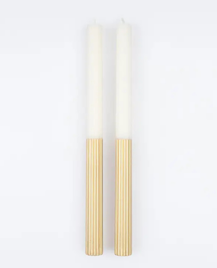 Meri Meri Gold Dipped Candle Pair