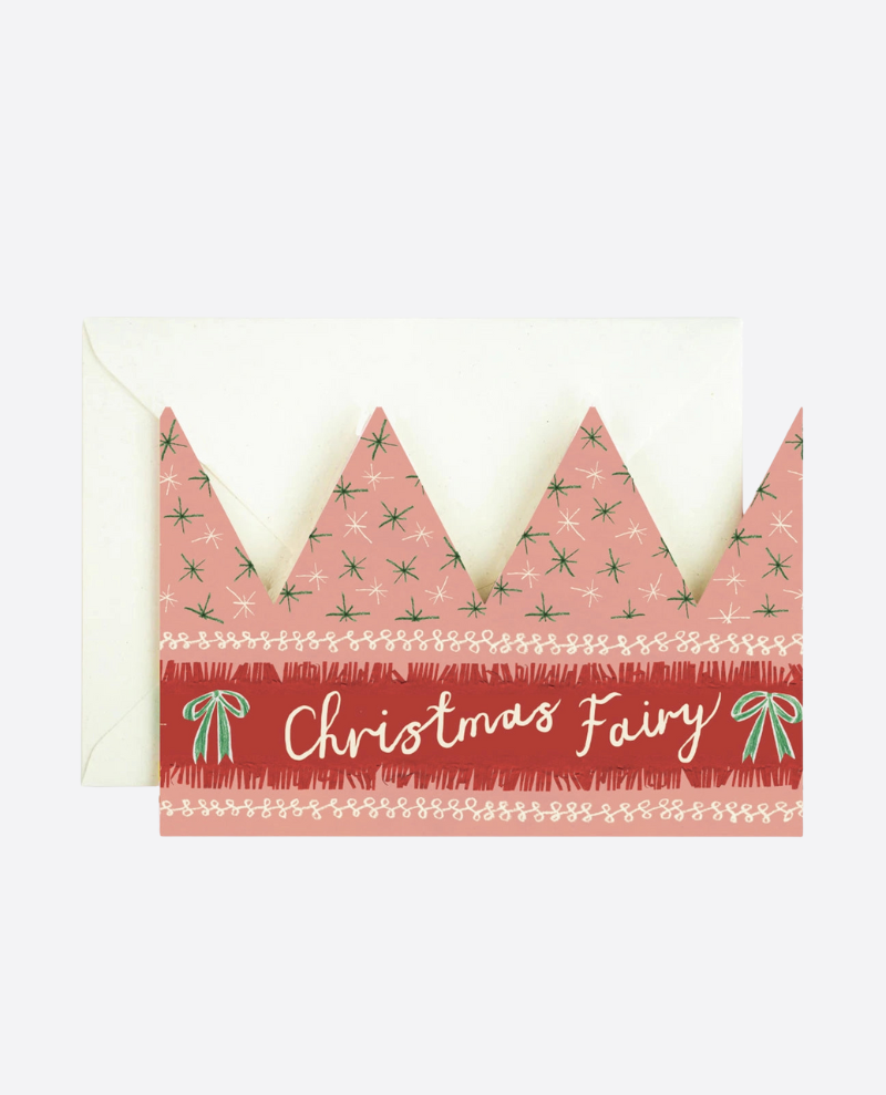 Hadley Christmas Fairy Party Hat Card