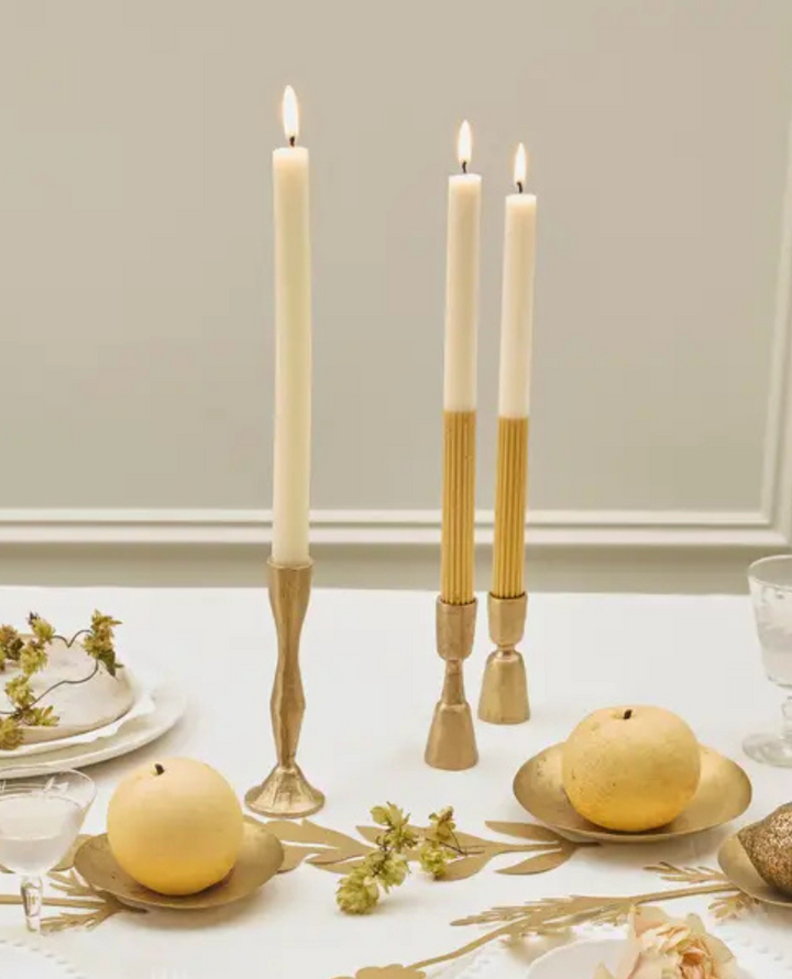 Meri Meri Gold Dipped Candle Pair