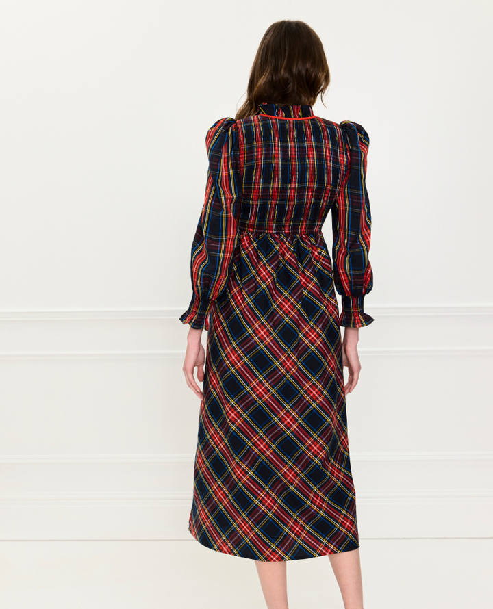 Pink City Prints Izzy Tartan Dress