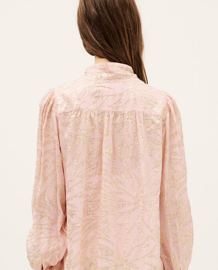 Ba&sh Minnie Pale Rose Pink Blouse