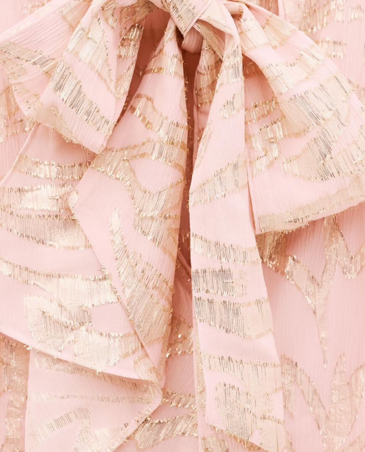 Ba&sh Minnie Pale Rose Pink Blouse