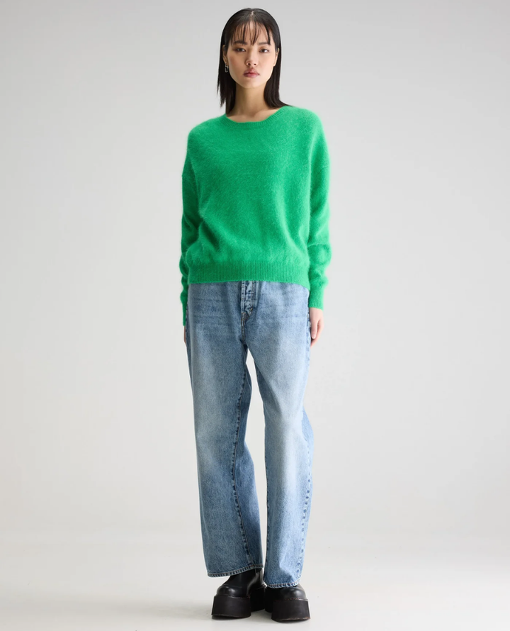 Bellerose Datus Prairie Green Crew Knit