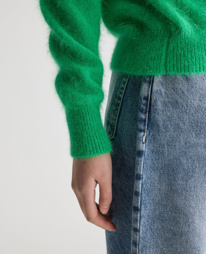 Bellerose Datus Prairie Green Crew Knit