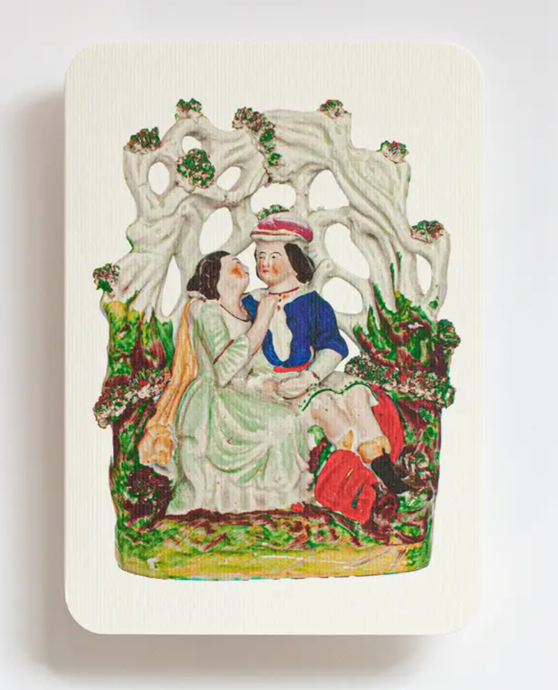 Canonbury Press Beneath Arbor Couple Greeting Card