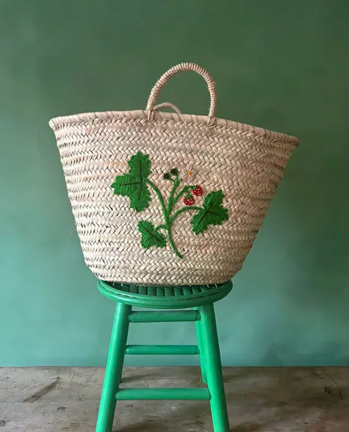 Bohemia Design Wild Strawberry Market Basket