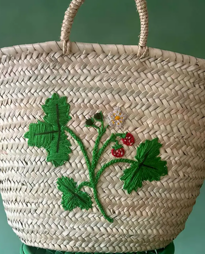 Bohemia Design Wild Strawberry Market Basket