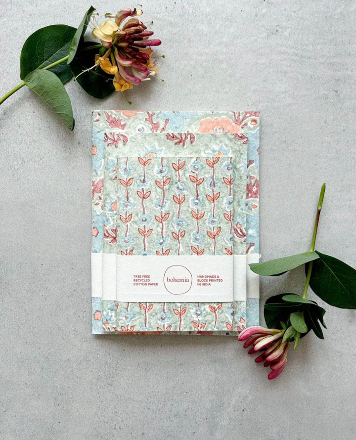 Bohemia Design Garland Green Notebook