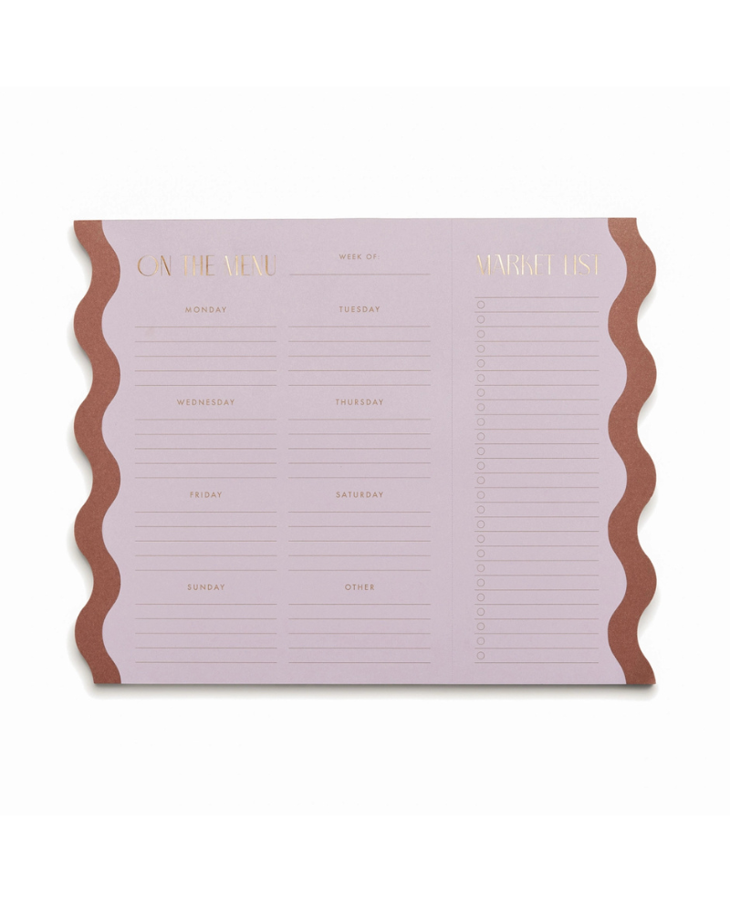 Designworks Collective Magnetic Lilac Meal Planner