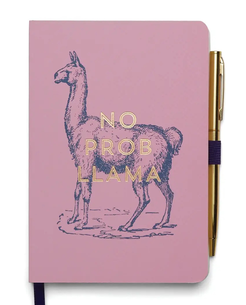 Designworks Collective Vintage Llama Notebook & Pen