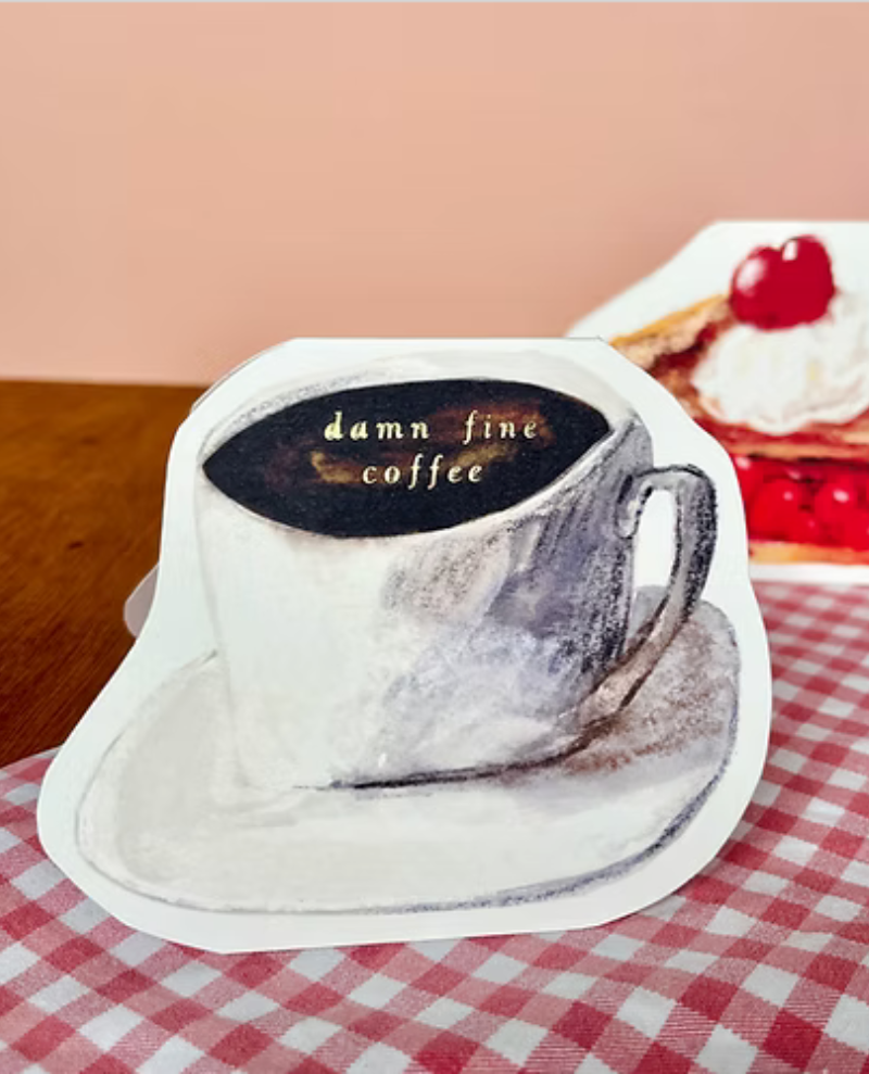 Laura Skilbeck Damn Fine Coffee Card