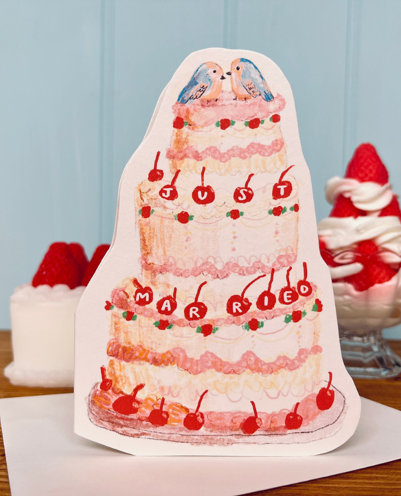 Laura Skilbeck Wedding Cake Card