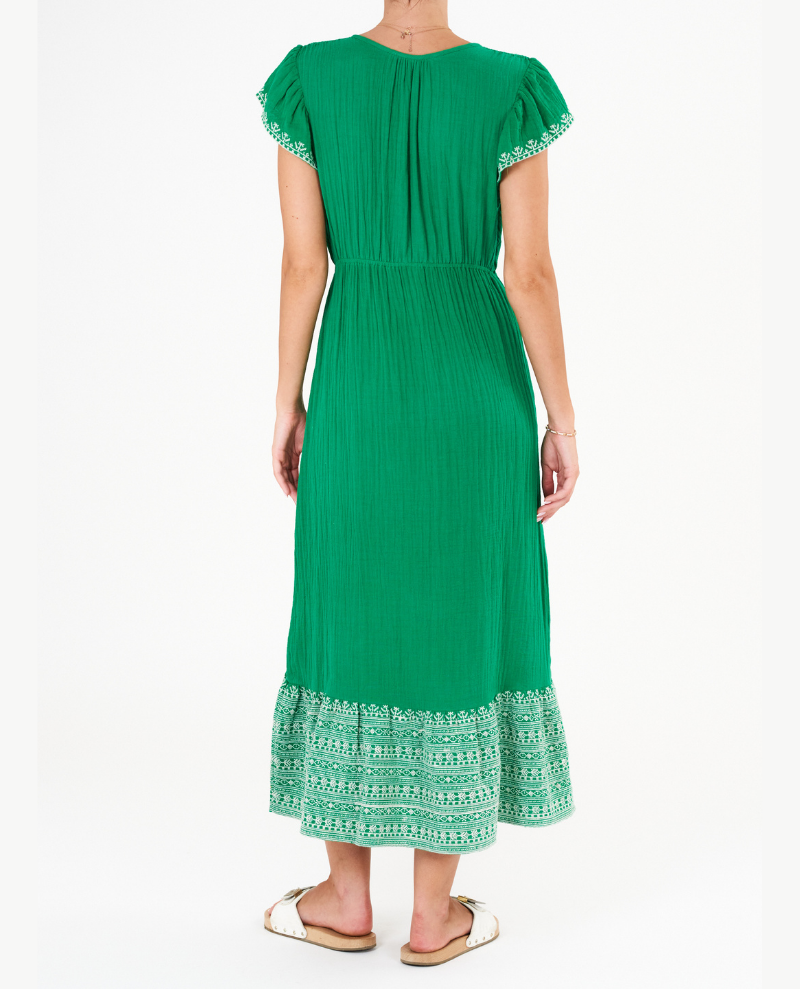 Mabe Cella Green Dress
