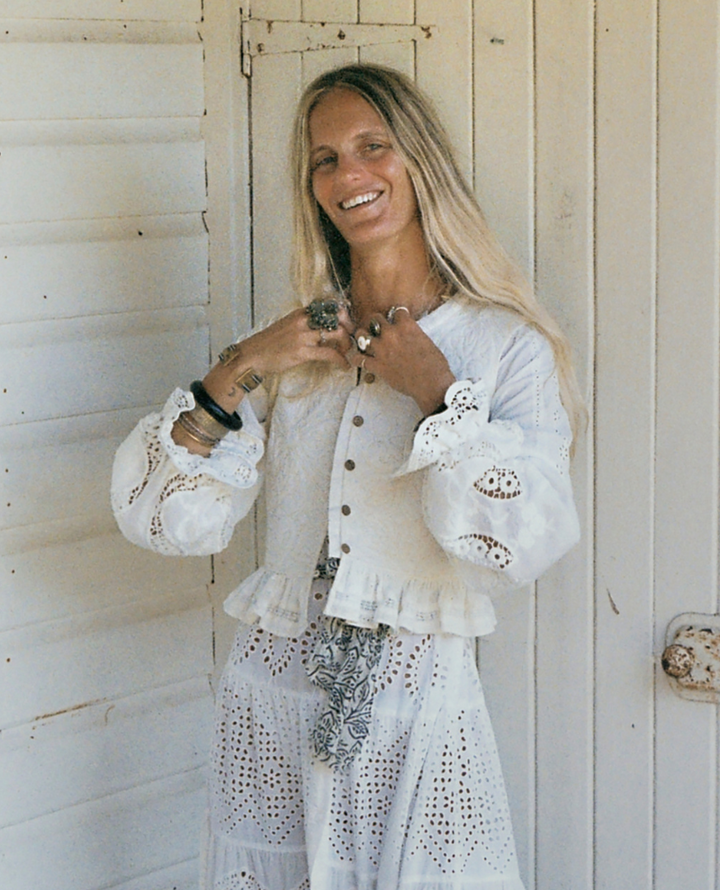 Maison Hotel Sandro Tesela Ivory Gilet