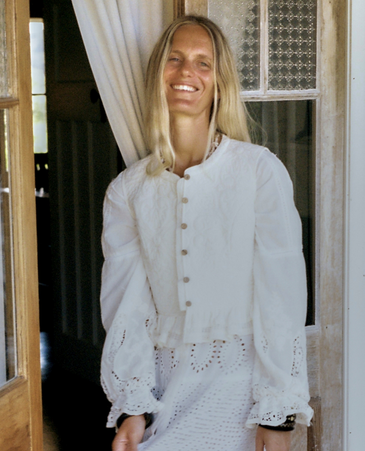 Maison Hotel Sandro Tesela Ivory Gilet