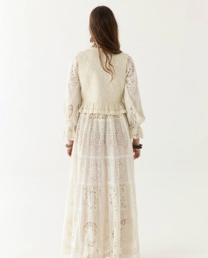 Maison Hotel Sandro Tesela Ivory Gilet