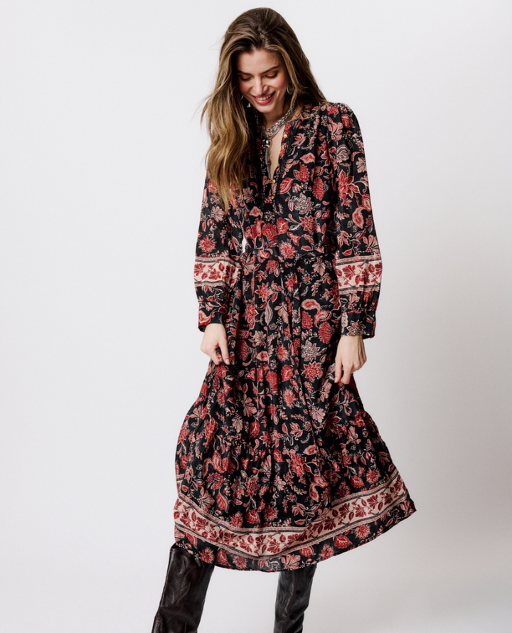 Moliin Scout Black Printed Dress