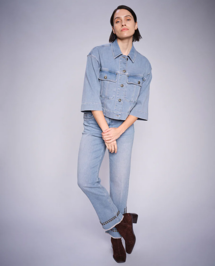 Mos Mosh Penn Ice Blue Denim Jacket