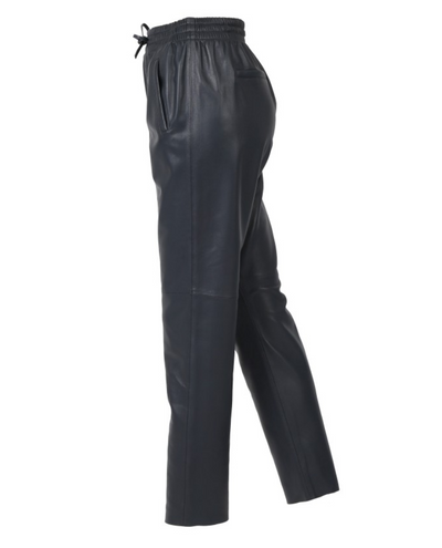 Oakwood Gift Navy Leather Trousers
