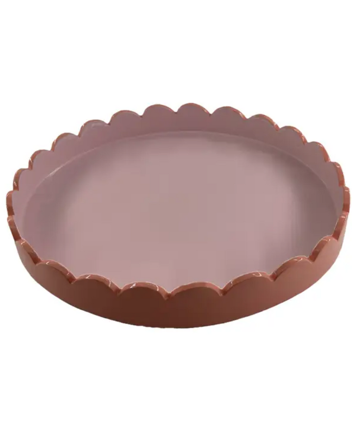 Opjet Paris Pink Round Wavy Tray