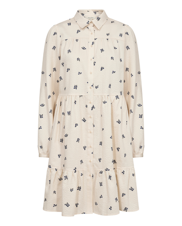 Part Two Nanena Blue Floral Short Dress