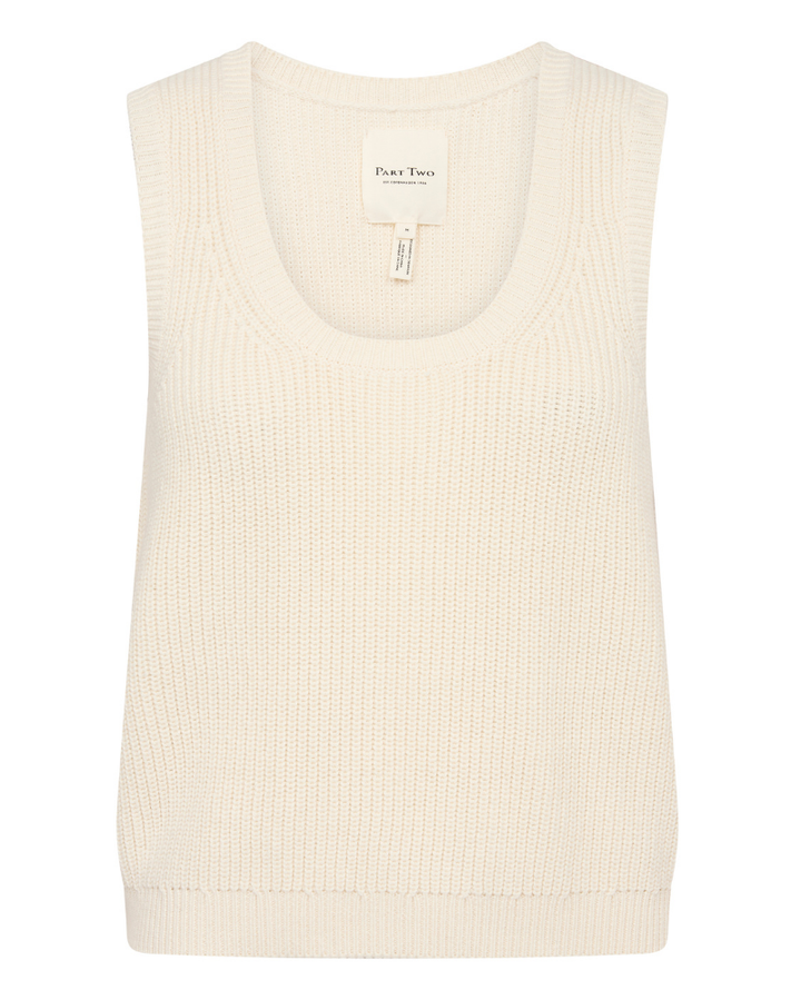 Part Two Nirmala Cream Sweater Vest