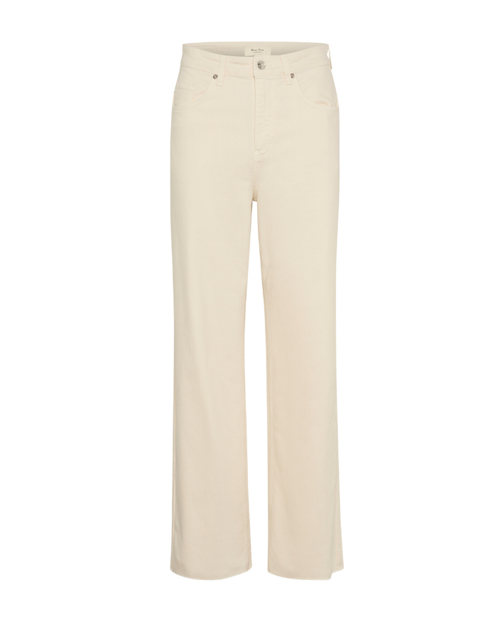 Part Two Simona Cream Wide Leg Jeans