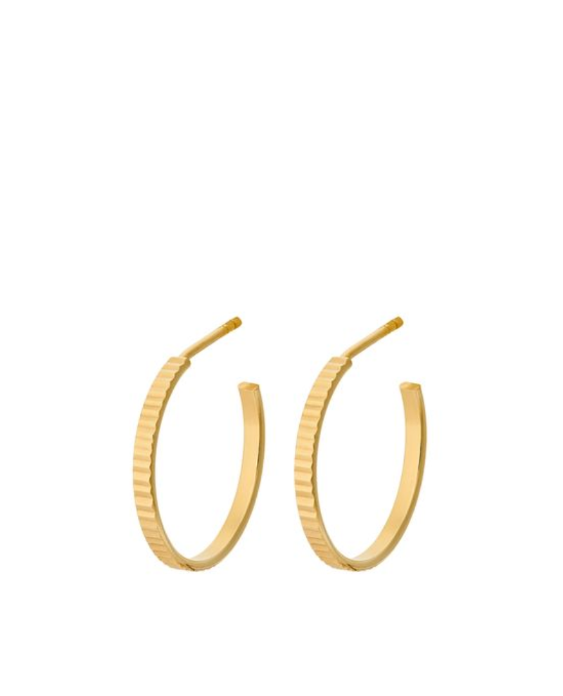 Pernille Corydon Sea Reflection Gold Mini Hoop Earrings