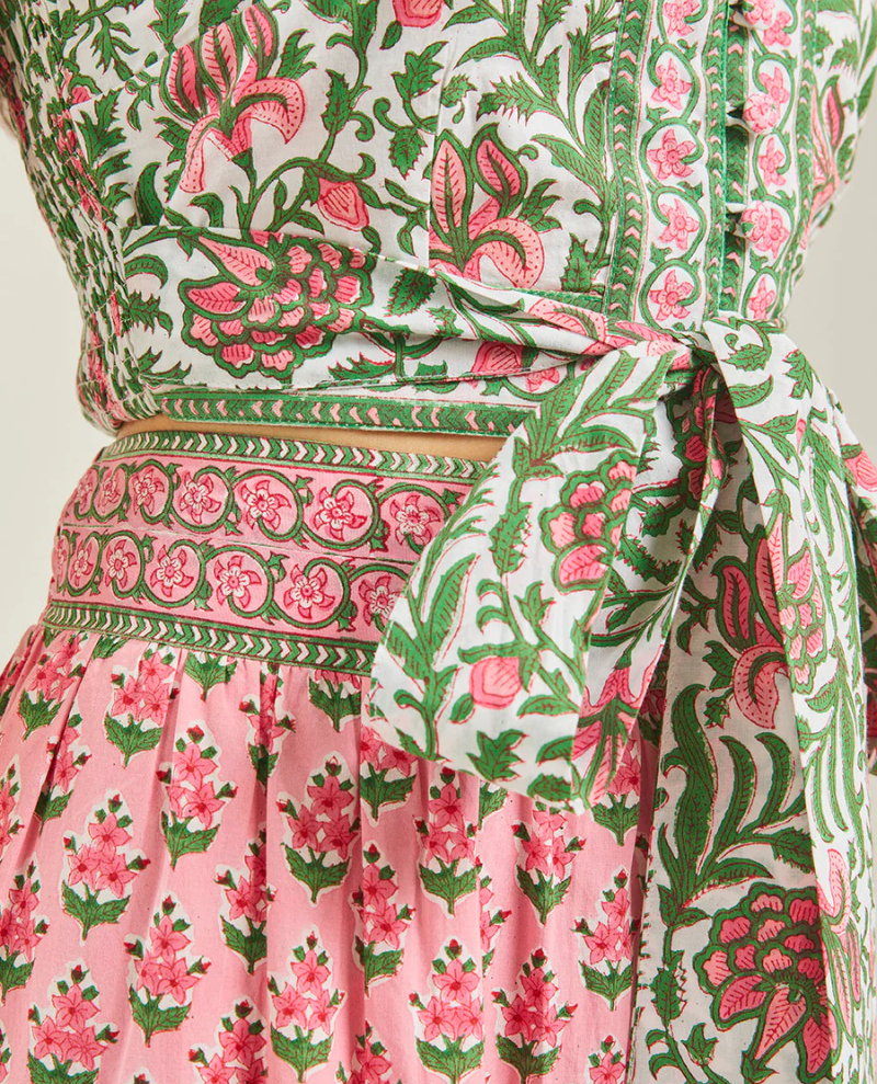 Pink City Prints Lucia Rose Hyacinth Skirt