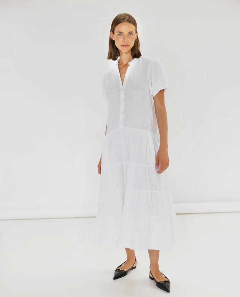Project Aj117 Tonya White Dress