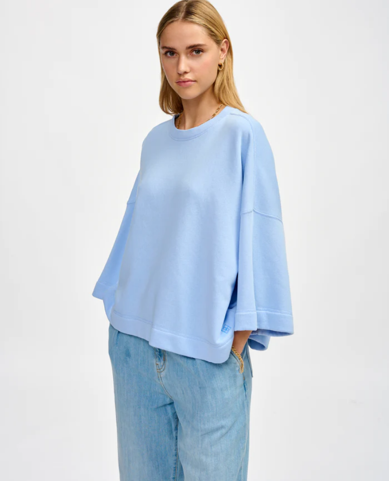 Bellerose Farlol Sky Blue Sweatshirt