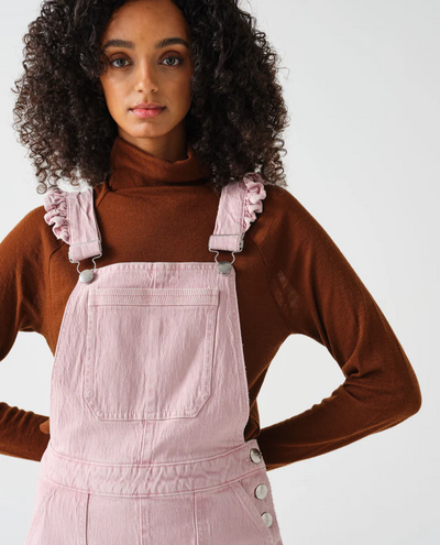 Seventy + Mochi Elodie Dusty Rose Pink Dungarees